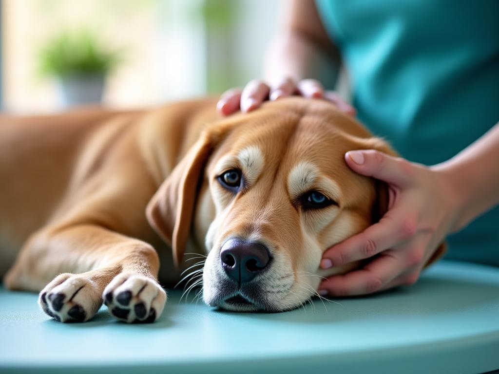 Senior Hund und Katze Untersuchung